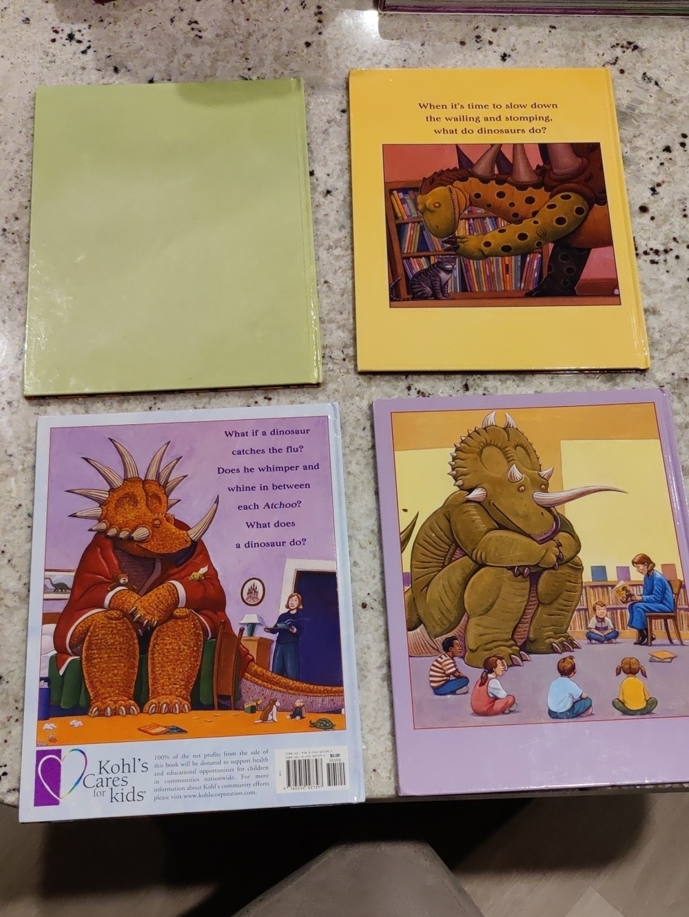 How Do Dinosaurs? Scholastic 4-Book Set Colorful Dinosaur Hardcover Vintage Y2K - Picture 2 of 13